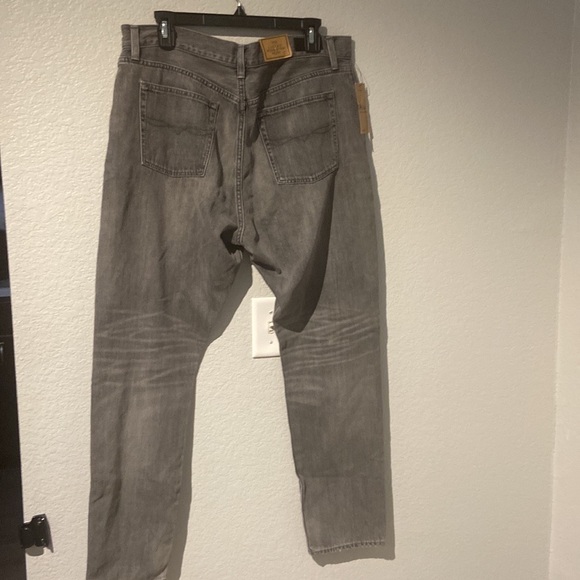 POLO RALPH LAUREN GREY HIGH WAIST SLIM
STRAIGHT CROP JEANS Size 32 NWT - Picture 11 of 15